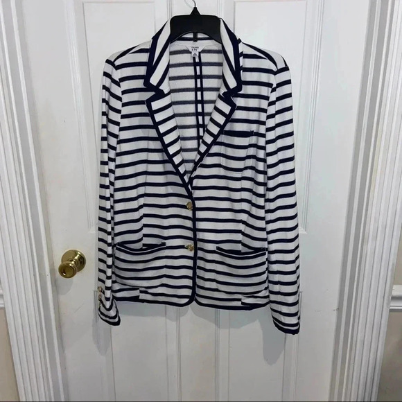 Crown and ivory navy & white blazer - Picture 1 of 5